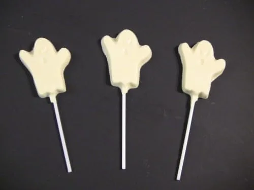 Miniatura 2 de Molde para piruleta de caramelo de chocolate pequeño fantasma de Halloween
