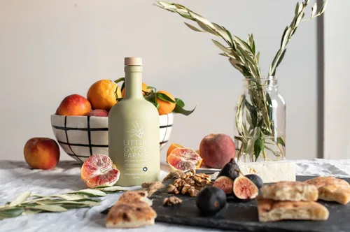 Miniatura 9 de AOVE reliquia Little Gypsy Farms - Aceite de oliva virgen extra griego cultivado en finca Variedad de oliva más saludable 5X polifenoles
