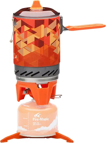 Fire-Maple Fixed Star X2 - Sistema de estufa para mochileros y campamentos, equipo de cocina de propano al aire libre, juego de quemador de chorro