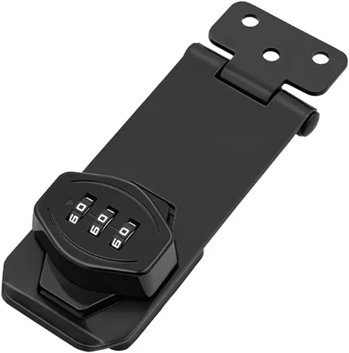 Miniatura 7 de Cerradura de puerta corrediza de granero, pestillos de puerta de acero inoxidable, pestillo de seguridad para gabinete de vino, baño, exterior
