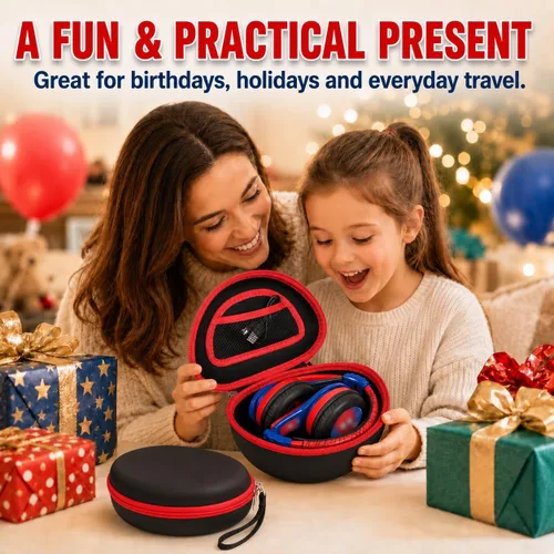 Miniatura 9 de ANKHOH Funda para eKids, para Beats Studio Pro, Solo3, Studio3, Solo2, auriculares inalámbricos Bluetooth portátiles, para niños y niños pequeños