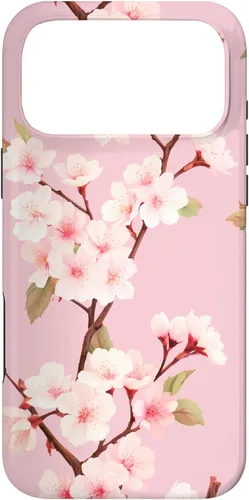 Miniatura 21 de Funda rosa pastel con patrón Japanese Cherry Blossom Floral Flower para iPhone 14 Pro