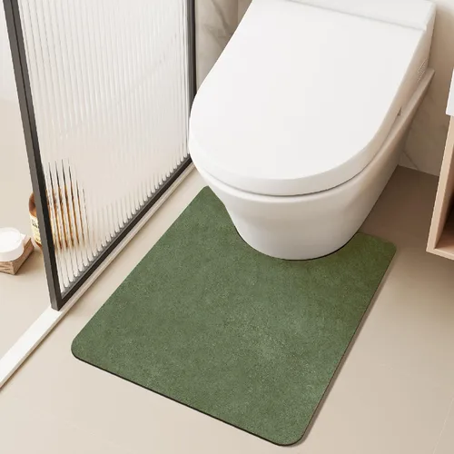 Miniatura 35 de TYUU Tapete de Baño de Halloween, Alfombra de Baño de Halloween Delgada Antideslizante de Secado Rápido Tapete de Baño de Murciélago que Cabe Debajo