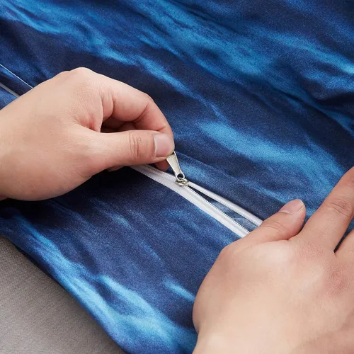 Miniatura 5 de LAMEJOR - Juego de funda de edredón, ropa de cama de microfibra (1 funda de edredón y 2 fundas de almohada), Microfibra, gemelo 2-Patrón de fresa