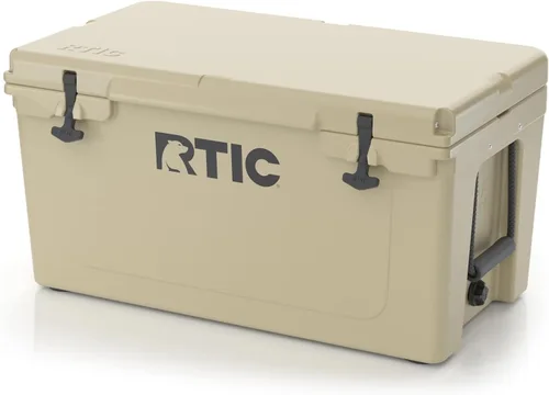 Miniatura 7 de RTIC - Hielera ultra resistente portátil de 65 cuartos de galón, tipo baúl, con aislamiento, para playa, bebidas, camping, picnic, pesca, barco