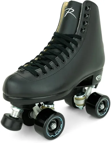 Riedell Boost Patines de ruedas - Patines cuádruples ligeros y cómodos para interiores para hombres y mujeres, desde principiantes hasta Negro