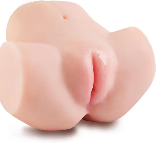 Muñeca Sexual Masculina de 4.2 Libras, Juguetes Sexuales para Hombres con Labios Vaginales Ajustados, Masturbador Portátil de Bolsillo con Canal