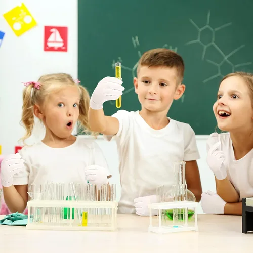 Miniatura 4 de SATINIOR 6 pares de guantes de disfraz blancos para niños, guantes formales de ópera para niños, desfiles, espectáculos de escenario, recuerdos