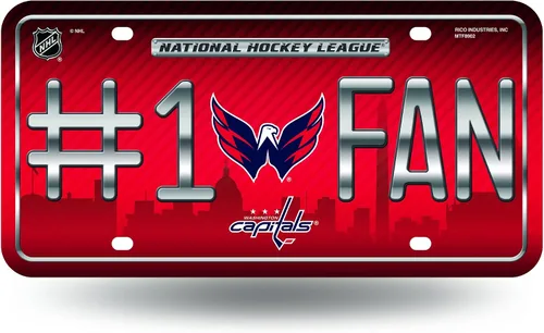 Miniatura 18 de NHL #1 - Placa de matrícula metálica para ventilador