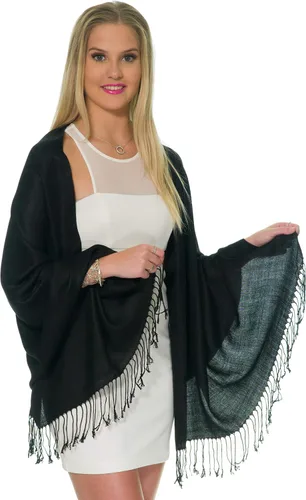 Miniatura 88 de Pashminas, chales y mantones para usar con vestidos de noche y en bodas, grandes y suaves