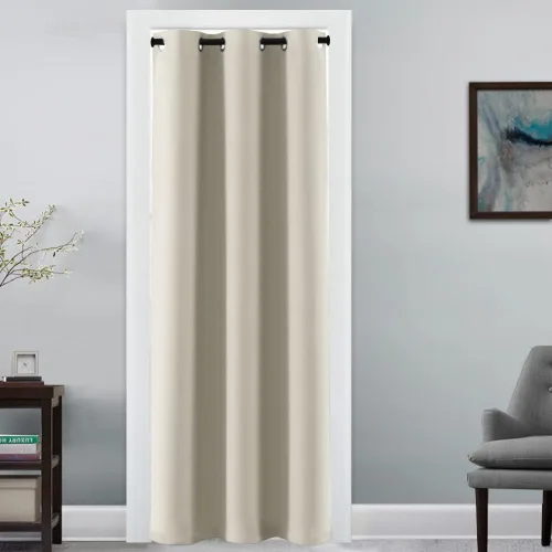 Miniatura 33 de H.VERSAILTEX - Cortinas blackout con aislamiento térmico y ojales en la parte superior, para patios, puertas correderas y división de habitaciones