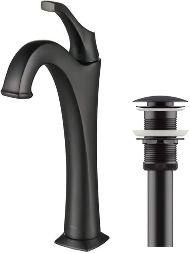 Miniatura 10 de Kraus KVF-1200SFS Arlo - Grifo de baño, acero inoxidable sin manchas Manchas libres de manchas