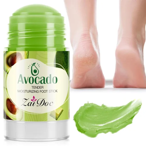 Miniatura 13 de Tender Crema hidratante para pies, parafina líquida y aceite de oliva para talones secos y agrietados, 1.41 onzas (naranja)