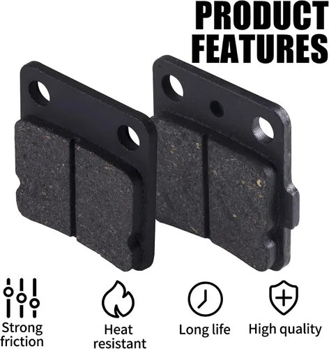 Miniatura 5 de Pastillas de Freno Delanteras/Traseras Compatible con Yamah Wolverine 350 Warrior 350 Blaster 200 Banshee 350 Braking para Raptor 125 YFZ350 YFS200