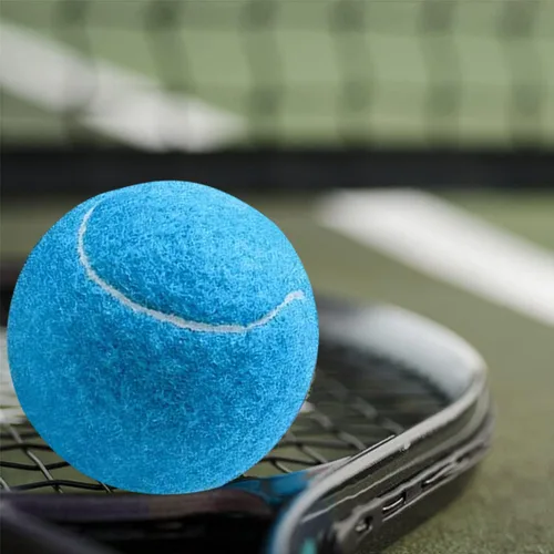 Miniatura 6 de URBEST Pelota de tenis, 12 paquetes de pelotas de tenis de entrenamiento, pelotas de práctica para jugadores novatos, pelotas de juego para perros
