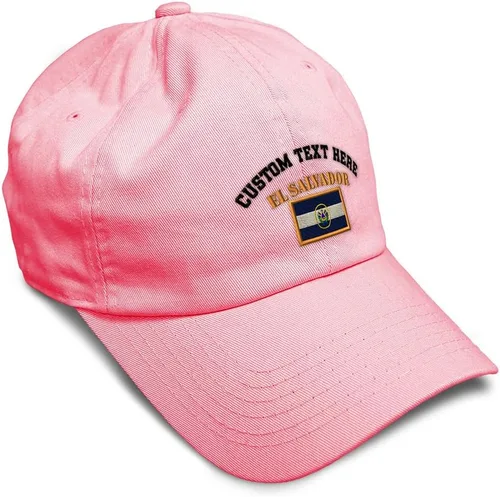 Miniatura 10 de Speedy Pros Sombrero de béisbol suave bordado papá sombrero El Salvador bandera bordado hombres y señoras gorra de béisbol algodón