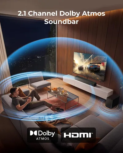 Miniatura 3 de ULTIMEA Barra de sonido Poseidon M40 de 2.1 canales