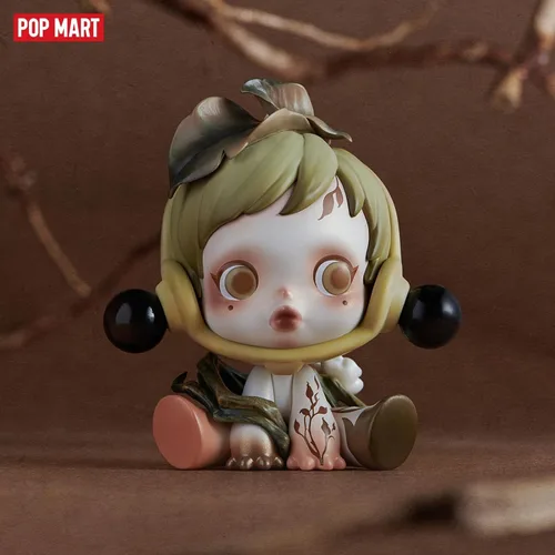 Miniatura 3 de POP MART SKULLPANDA - Figuras de la serie The Ink Plum Blossom, figuras de caja ciega de SKULLPANDA, figuras de acción de diseño aleatorio, juguetes