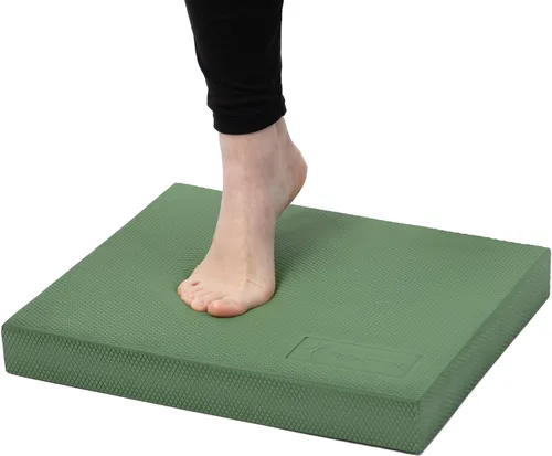 Miniatura 12 de StrongTek Almohadilla de equilibrio profesional de espuma para ejercicios, 15.8 x 13 x 2 pulgadas, rodillera de espuma TPE de alta densidad, Azul
