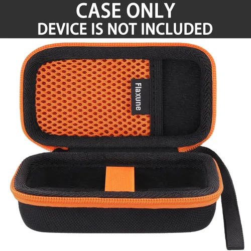 Miniatura 3 de Funda protectora de transporte para Klein Tools GFCI receptáculo probador de tomas de corriente 120V RT250, funda negra + cremallera naranja