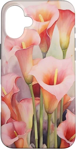 Miniatura 22 de iPhone 13 Pro Calla Lilies Flower Floral Watercolor Case