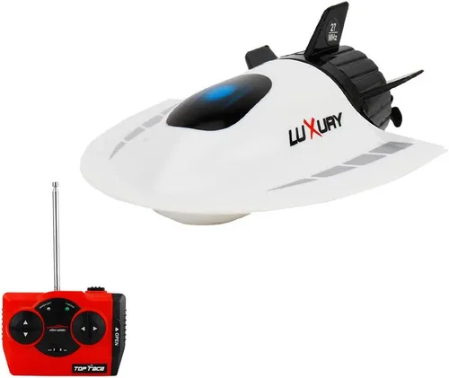Miniatura 10 de GoolRC Mini barco submarino RC, juguete de buceo impermeable con control remoto (azul)