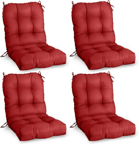 Miniatura 38 de EAGLE PEAK Cojín Acolchado para Silla de Exterior/Interior para Asiento/Respaldo, Juego de 1, 42'' x 21'', Azul Claro