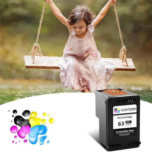 Miniatura 6 de Cartucho de tinta remanufacturado 63XL de alto rendimiento de repuesto para HP 63XL 63 XL F6U63AN compatible con impresora DESKJET 1110 3630 3635