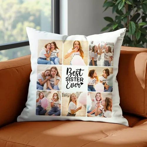 Miniatura 10 de Almohada personalizada con imagen y texto, incluye inserto, almohada de fotos personalizada de doble cara 5 tamaños y 10 colores opcionales