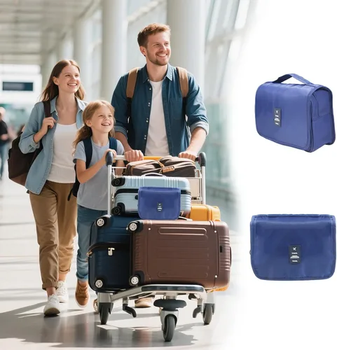 Miniatura 5 de Exquisita bolsa de viaje para suministros de ostomía y colostomía, la mejor opción para personas postoperatorias, con configuración colgante y Beige