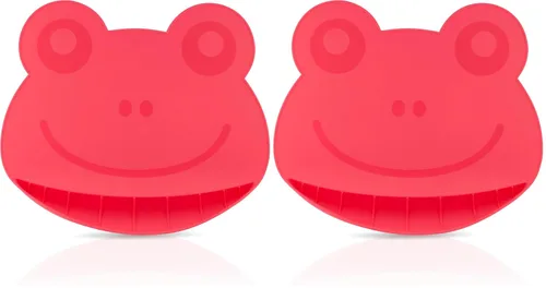 Miniatura 11 de Nuby Sure Grip Miracle Frog Mat con bolsa de alimentos - Placa de succión para niños pequeños - 6+ meses - Aqua Agua