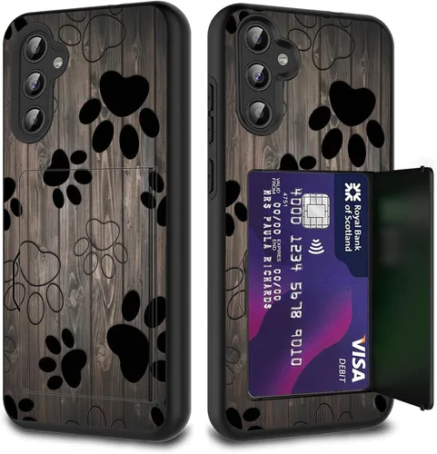 Miniatura 12 de Funda híbrida de doble capa con función atril para Samsung Galaxy A16 5G de 6.9 pulgadas, diseño de vaca con bandera estadounidense