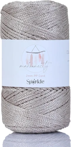 Miniatura 66 de Makromecity, 2 carretes de cordón de macramé de poliéster de 2 mm x 250 yardas (750 pies) de 2 mm de cordón de polipropileno para macramé, ideal