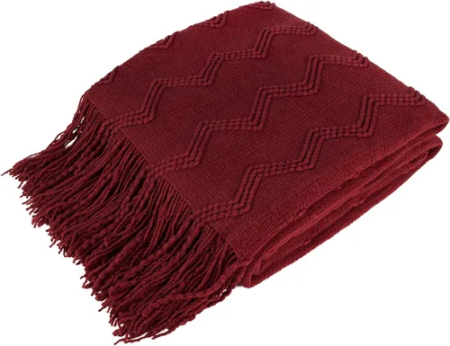 Miniatura 19 de PAVILIA Manta de punto marrón claro para sofá, cama individual, cobija suave de estilo granja para sofá del salón, ligera decorativa para otoño