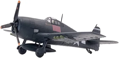 Miniatura 4 de Adorno de regalo de la batalla de la Segunda Guerra Mundial de la Segunda Guerra Mundial de los Estados Unidos F6F Hellcat Fighter Diecast Metal