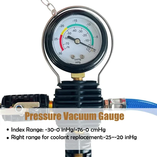 Miniatura 3 de Sistema de enfriamiento Purga de vacío Radiador de refrigerante Kit de herramientas de recarga universal de vacío anticongelante Juego de llenado