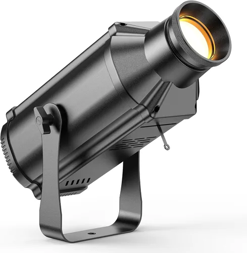 LEKO - Focos de escenario de perfil, luces COB blancas frías y cálidas de 100 W, 3200K-5600K, control de zoom y luces elipsidales DMX512 Par, focos