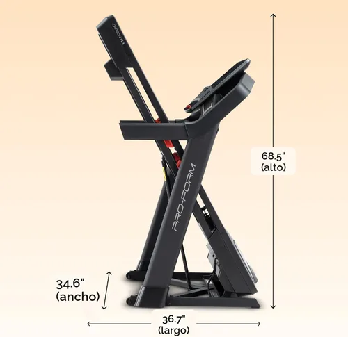 Miniatura 7 de Proform Cintas de correr de carbono: cintas de correr para caminar y correr con ventilador integrado y diseño de ahorro de espacio