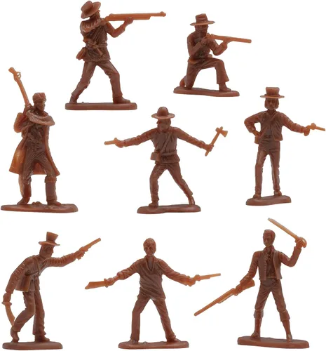Miniatura 3 de BMC The Alamo Plastic Army Men - Figuras de soldado de 37 piezas de Texas vs. Mexico