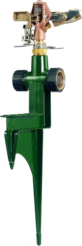 Miniatura 4 de Orbit rociador de agua con base puntiaguda de metal, paquete de 2 unidades., Verde