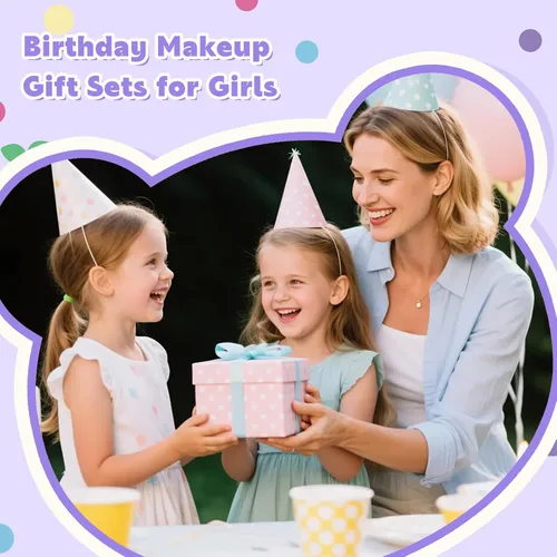 Miniatura 9 de Glam Code Calendario de Adviento de maquillaje de 24 días 2025, juego de regalo de maquillaje de belleza para adolescentes y mujeres adultas, Púrpura