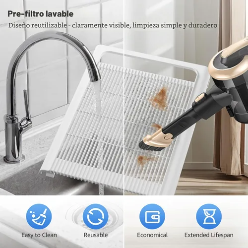 Miniatura 6 de KNKA APH4000 - Purificador de aire para el dormitorio del hogar, habitación grande de hasta 1,695 pies cuadrados en 1 hora, filtro HEPA con Blanco
