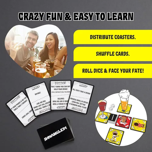 Miniatura 6 de Juego de beber para adultos Divertido y fácil de jugar para adultos antes del juego El juego de beber que te hará sentir cómodo a ti y a tus