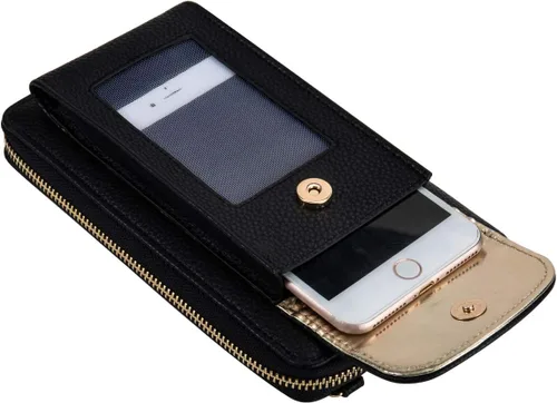 Miniatura 2 de Crossbody - Monedero para teléfono celular para mujer, monedero con soporte de muñeca para teléfono