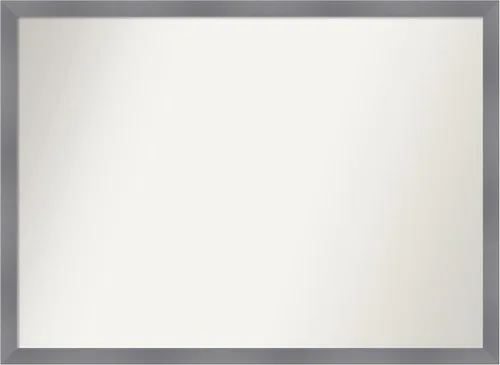 Miniatura 337 de Amanti Art Espejo personalizado, espejo de baño gris plomo a rayas, espejo de pared o espejo de tocador de baño sobre el fregadero