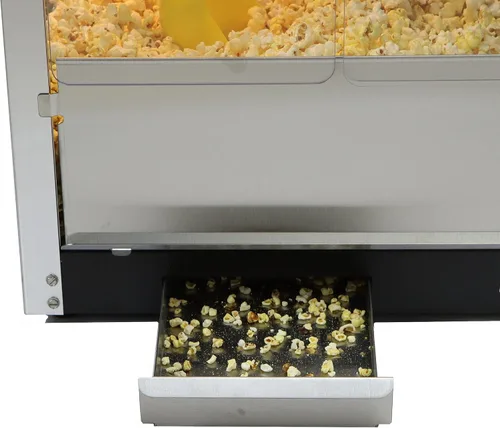 Miniatura 4 de Paragon Máquina de palomitas de maíz estilo 1911 de 8 onzas negras y cromadas para concesionarios profesionales que requieren equipo de palomitas