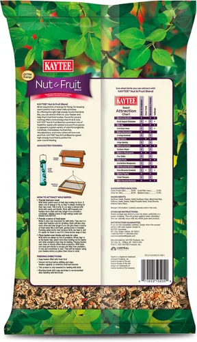Miniatura 11 de Kaytee Nut & Fruit - Semilla de ave silvestre, 5 lb