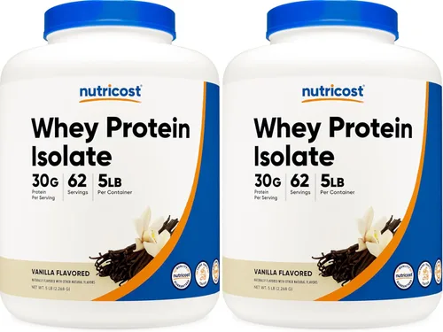 Miniatura 19 de Nutricost Polvo aislado de proteína de suero (vainilla) 2LBS