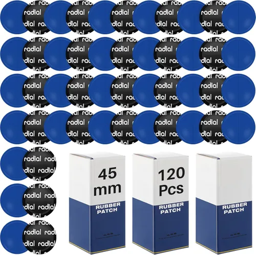Miniatura 10 de Tallew Parches de Neumáticos Resistente Parche Radial Redondo Reparación Rápida Frío Reparación de Pinchazos de Neumáticos para Coche Camión