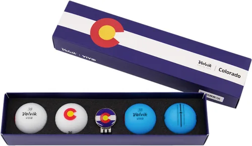 Miniatura 12 de Volvik Vivid City, State, Country Edition Golf Ball Gift Sets
